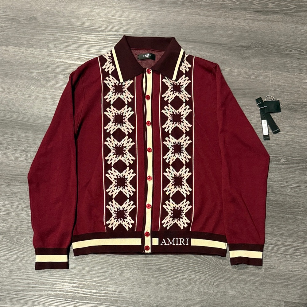 AMIRI Quad Cardigan/LS Sweater